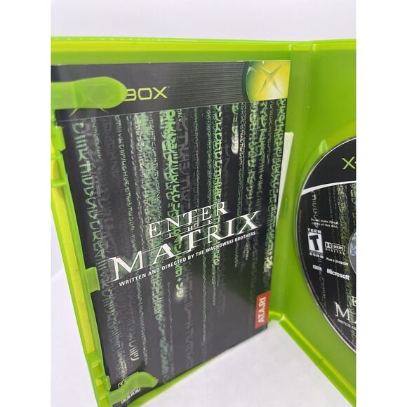 Enter the Matrix (Microsoft Xbox, 2003) Complete In Case CIB - Tested - Picture 8 of 11
